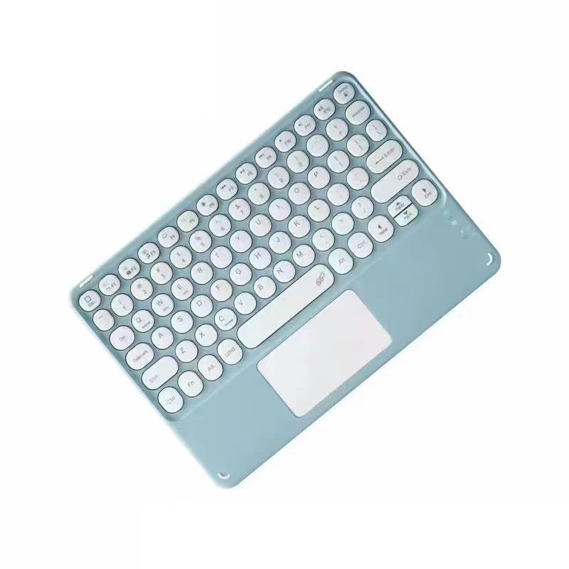 Teclado Bluetooth Sem Fio com Touchpad Multilíngue