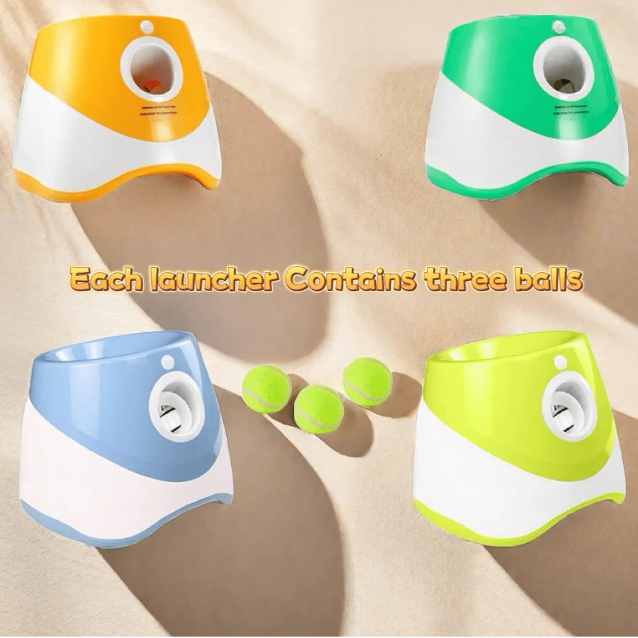Lançador Automático de Bolinha para Cães USB