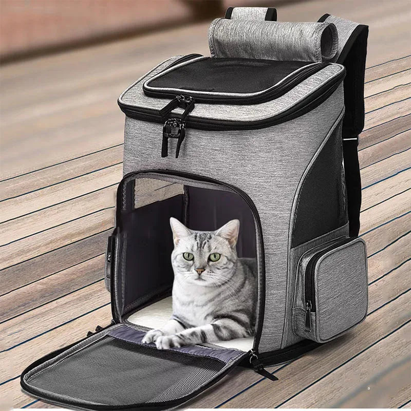 Mochila Transporte Pet Expansível Respirável