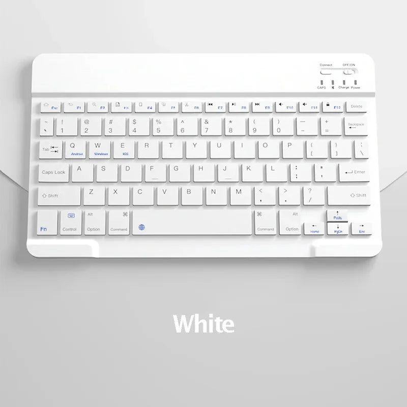 Teclado Bluetooth 10” Recarregável Bilíngue