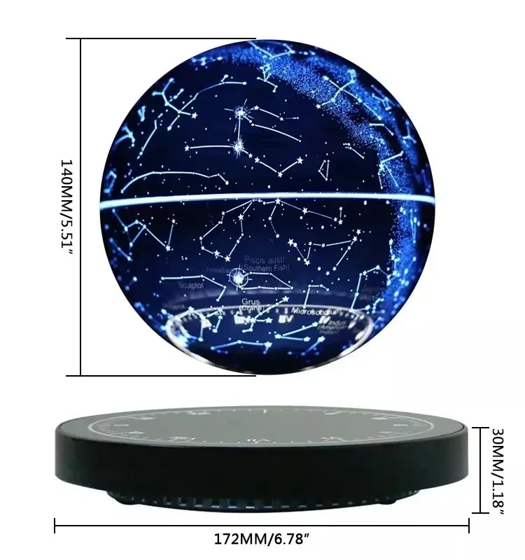Luminária Lua Flutuante Magnética LED
