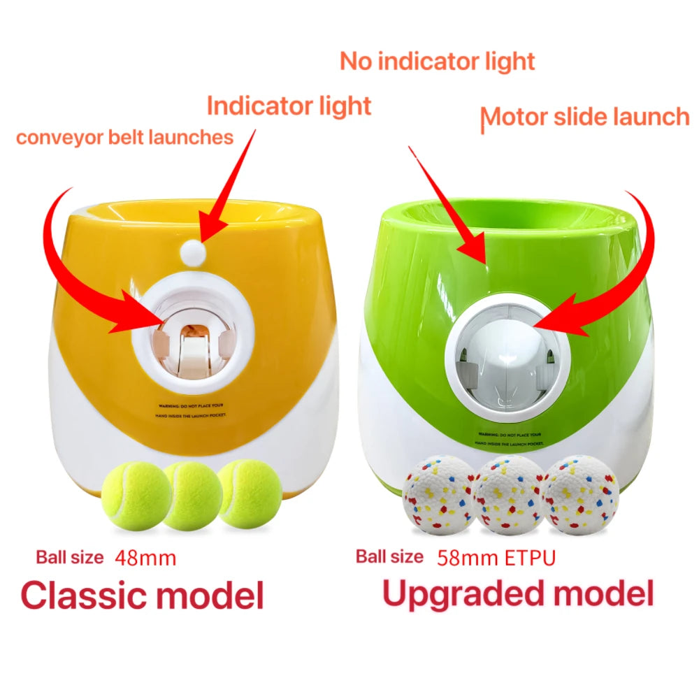 Lançador Automático de Bolinha para Cães USB